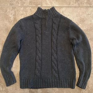 Cable-Knit Quarter Zip Sweater for Boys - S (6/7)
